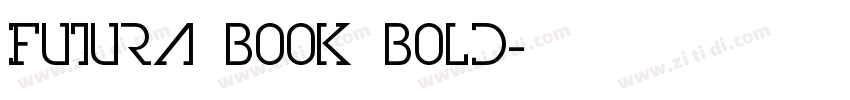 Futura book bold字体转换